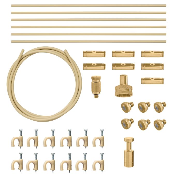 Professional 12 Ft. Brass Slip-Lok Mist Cooling System