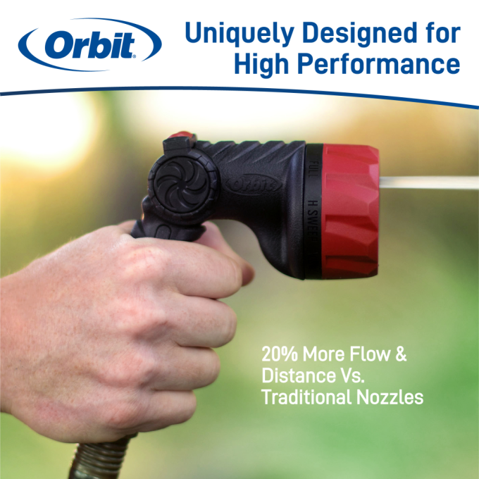 Pro Series 8-Pattern Thumb Control Nozzle