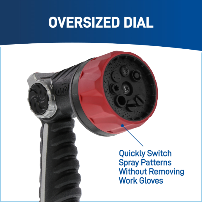 Pro Series 8-Pattern Thumb Control Nozzle