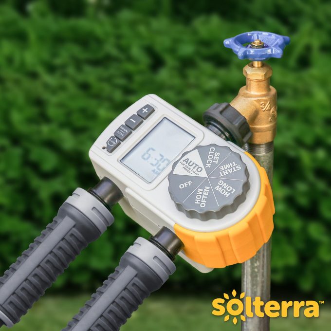 Single-Dial Two-Outlet Hose Timer