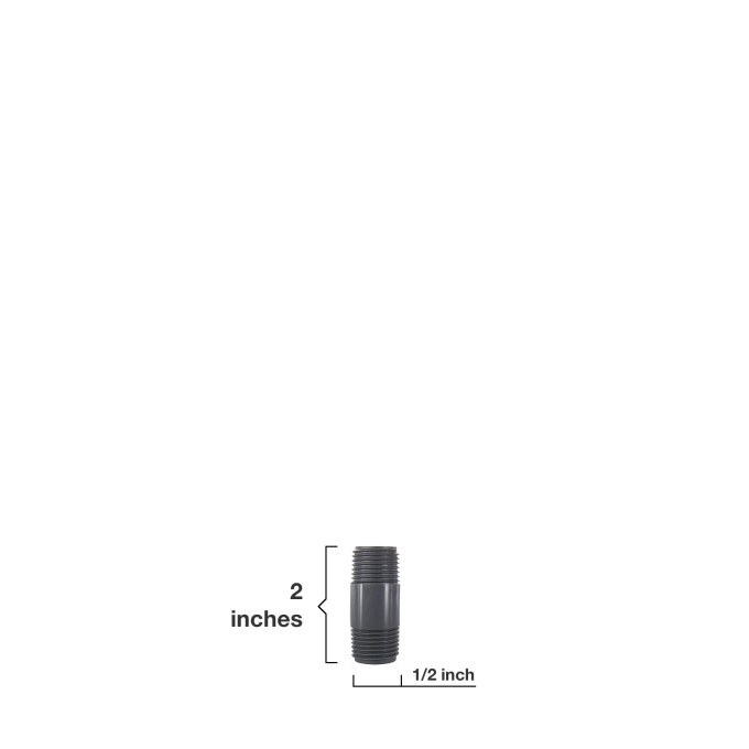 1/2-in. PVC Sprinkler Riser Pipe & Fittings