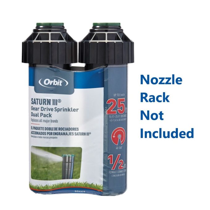 Saturn III® Gear-Drive Rotor Sprinklers and Nozzle Racks