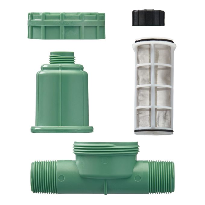1-in. MPT 3-in-1 Drip Filter, Pressure Regulator, and Drip Tubing Adapter
