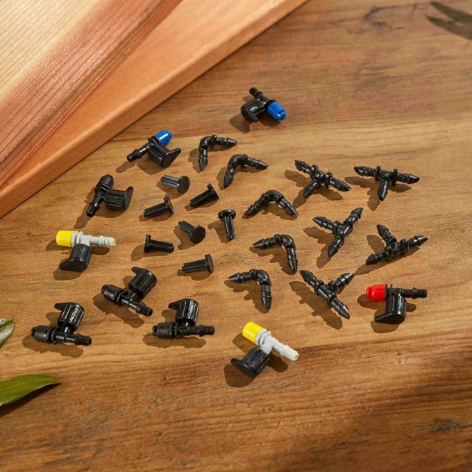 92-Piece Drip Irrigation Watering Essential Parts Kit