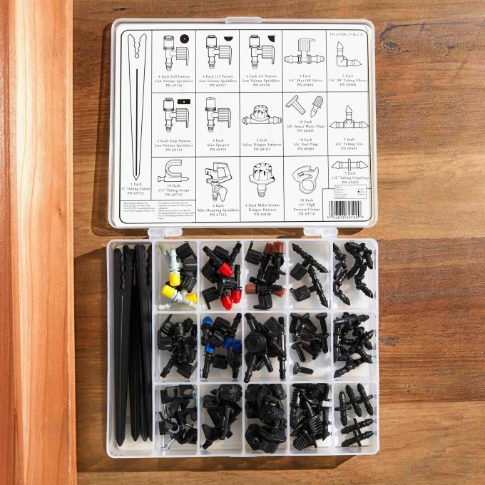 92-Piece Drip Irrigation Watering Essential Parts Kit