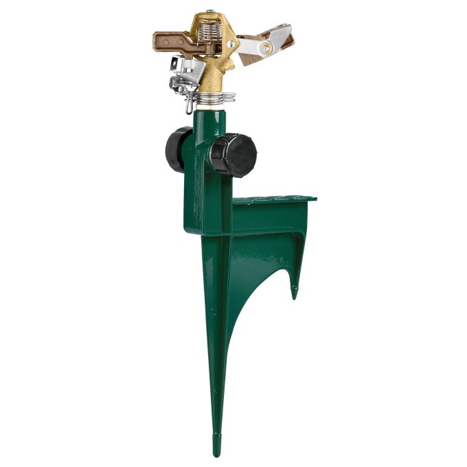 1/2-in. Brass Impact Sprinkler on Metal Step Spike