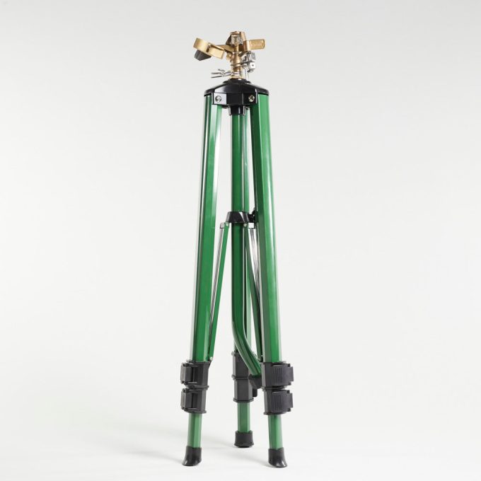1/2 Inch Brass Impact Sprinkler on Tripod Base