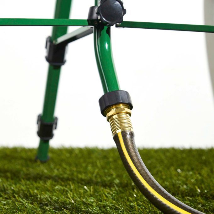 1/2 Inch Brass Impact Sprinkler on Tripod Base